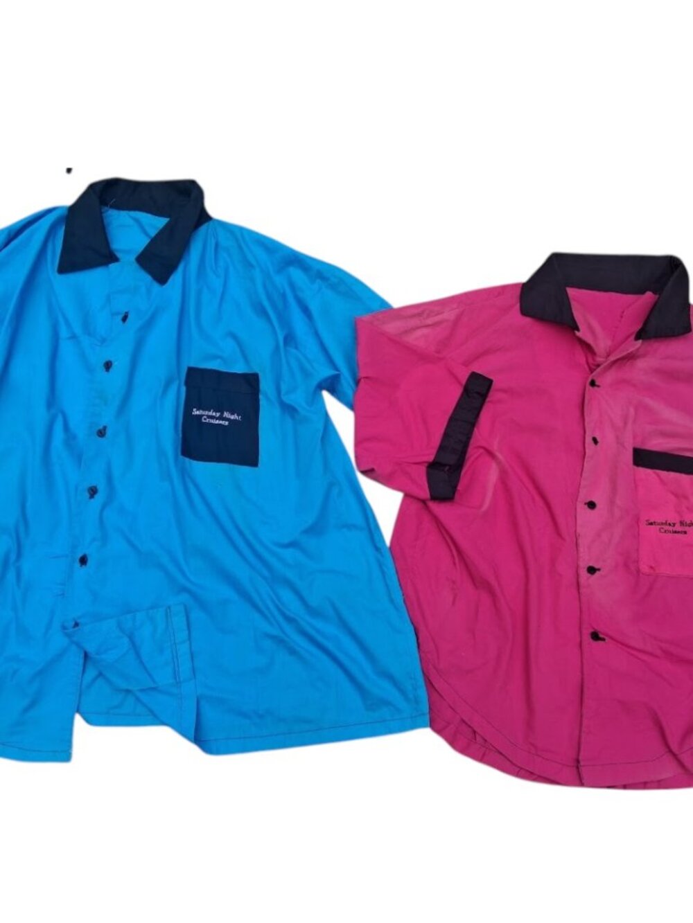 Vintage Style Saturday Night Cruisers Costume Shirts 50s Bowling Car Club Lot 2